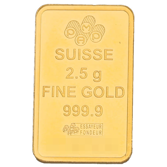 24ct 2.5g Gold Bar