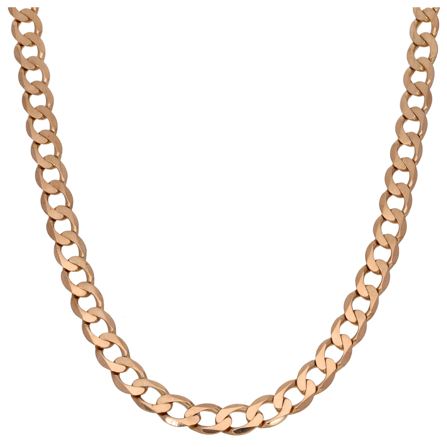 9ct Gold Curb Chain 24"