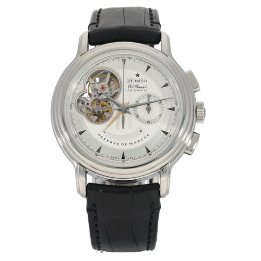 Zenith El Primero Chronomaster T-Open 03.0240.4021 40mm Stainless Steel Watch