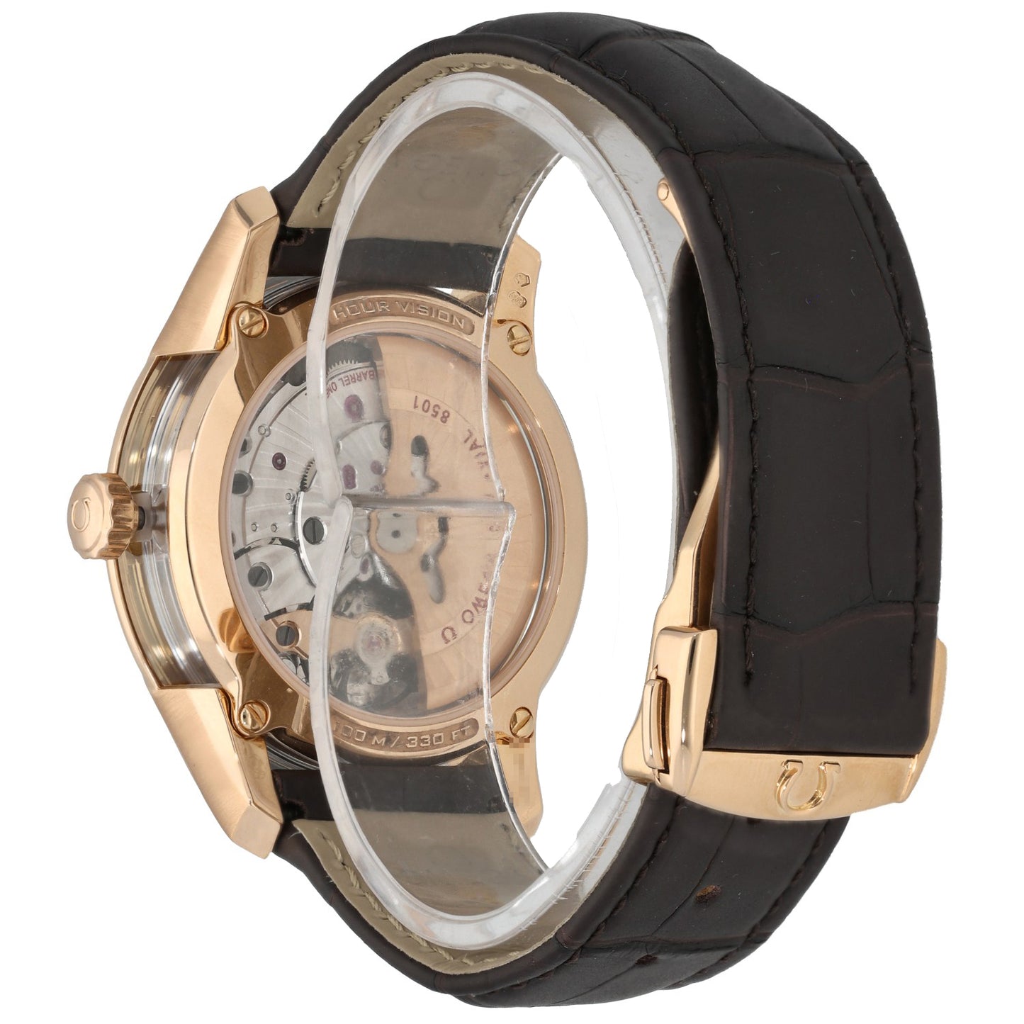 Omega De Ville Hour Vision 431.63.41.21.13.001 41mm Rose Gold Watch