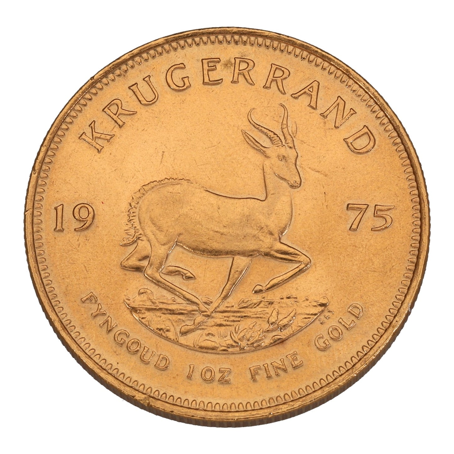 22ct Gold 1 OZ Krugerrand Coin 1975