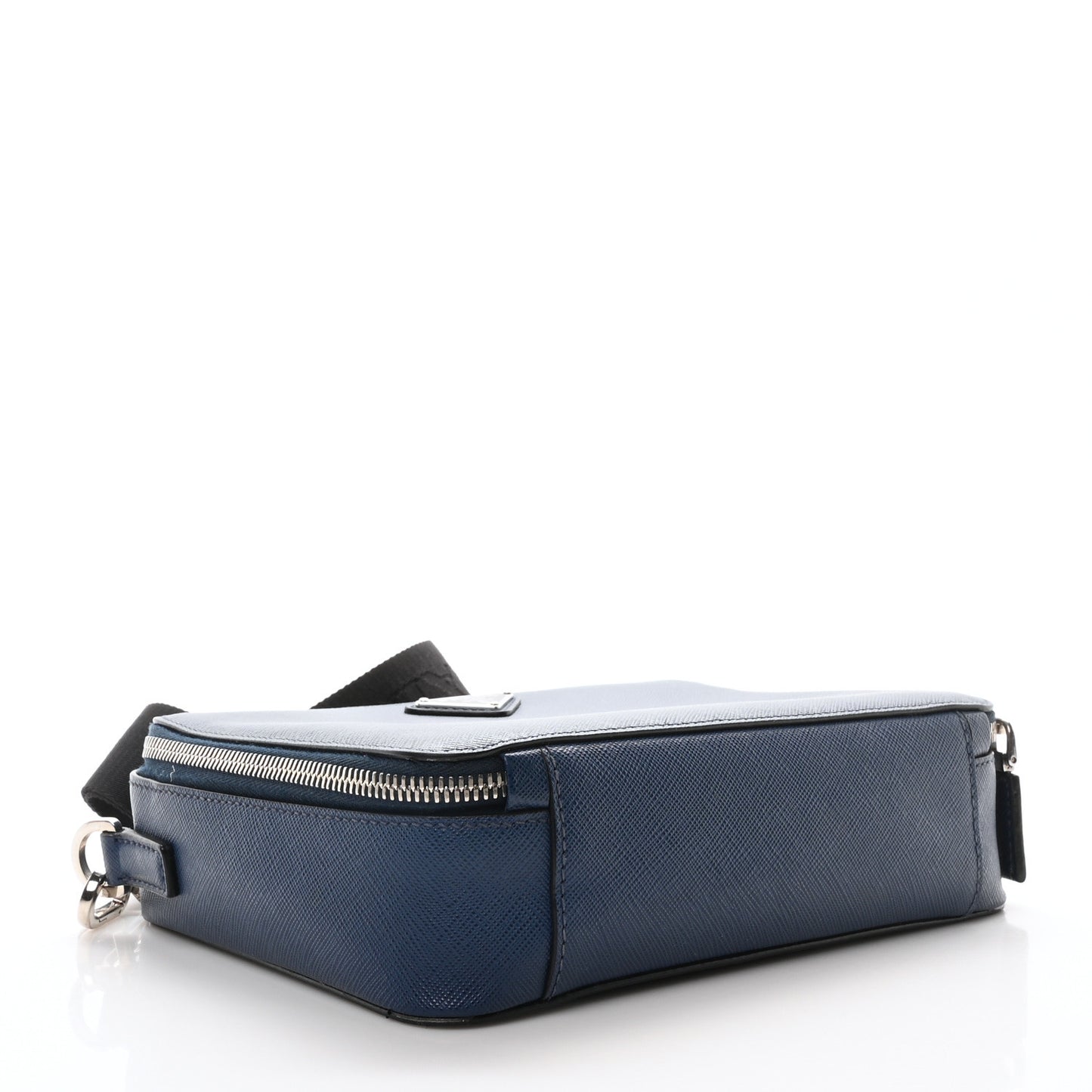 Prada Brique Saffiano Leather Bag - Blue