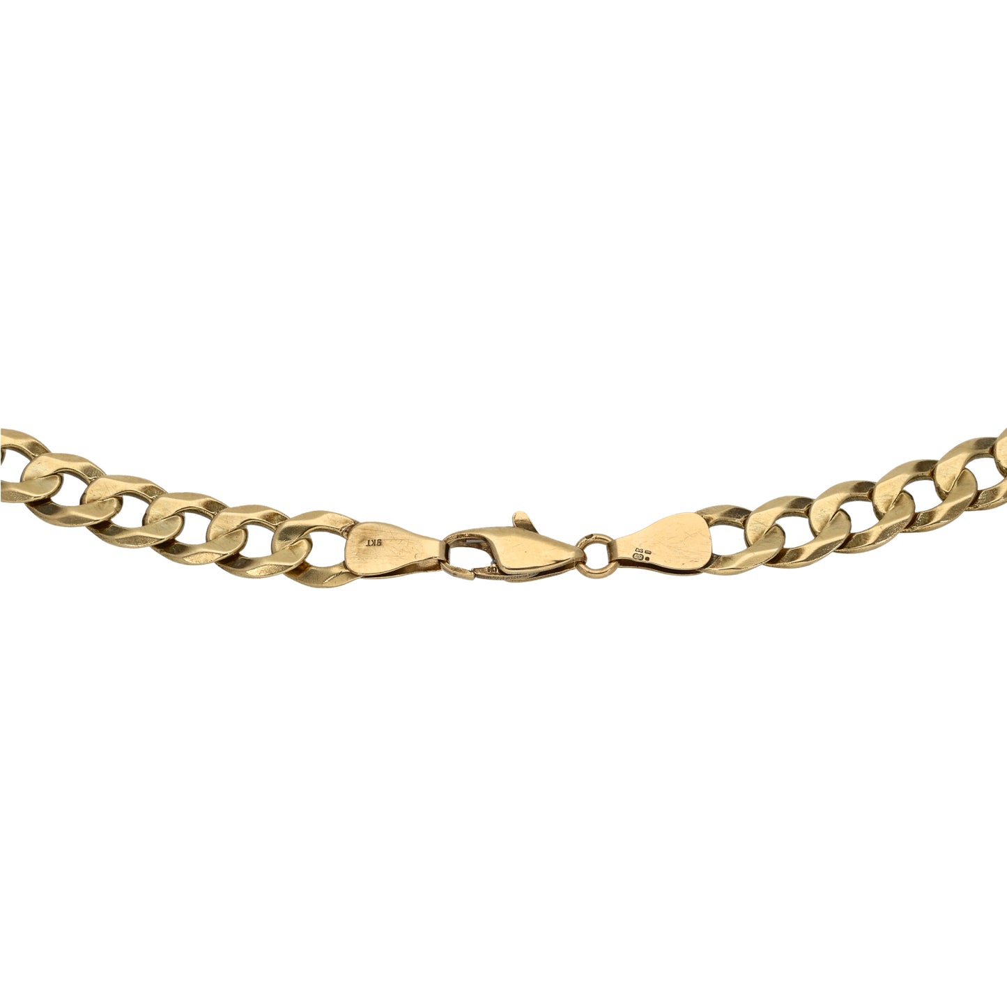 9ct Gold Curb Chain 20"