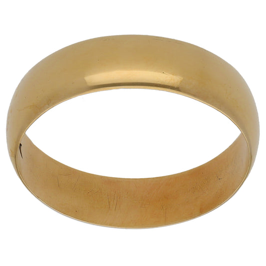 9ct Gold Plain Wedding Ring Size Y