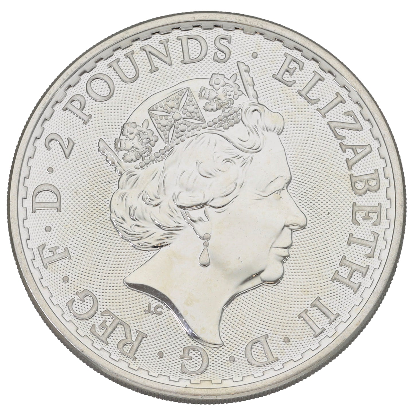 Fine Silver Queen Elizabeth II 1 OZ Britannia Coin 2021