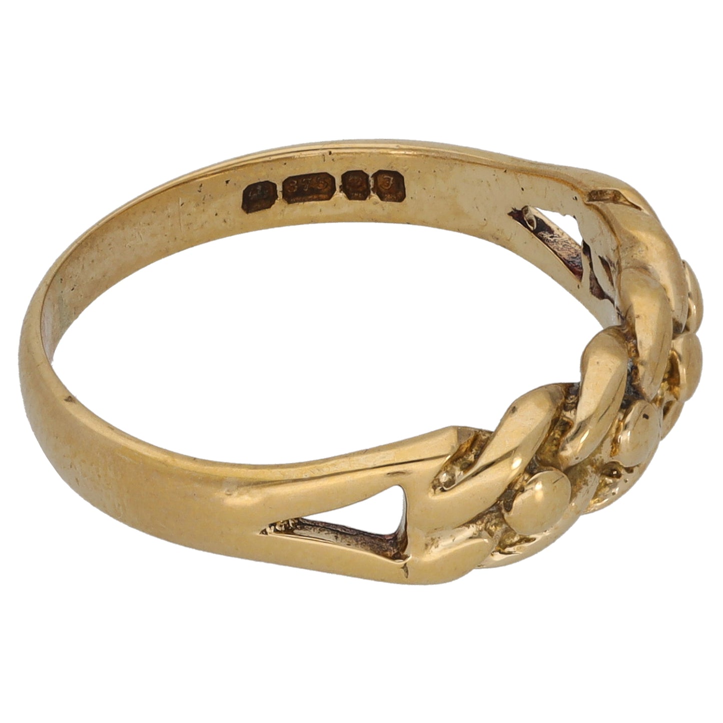 9ct Gold Keeper Ring Size M