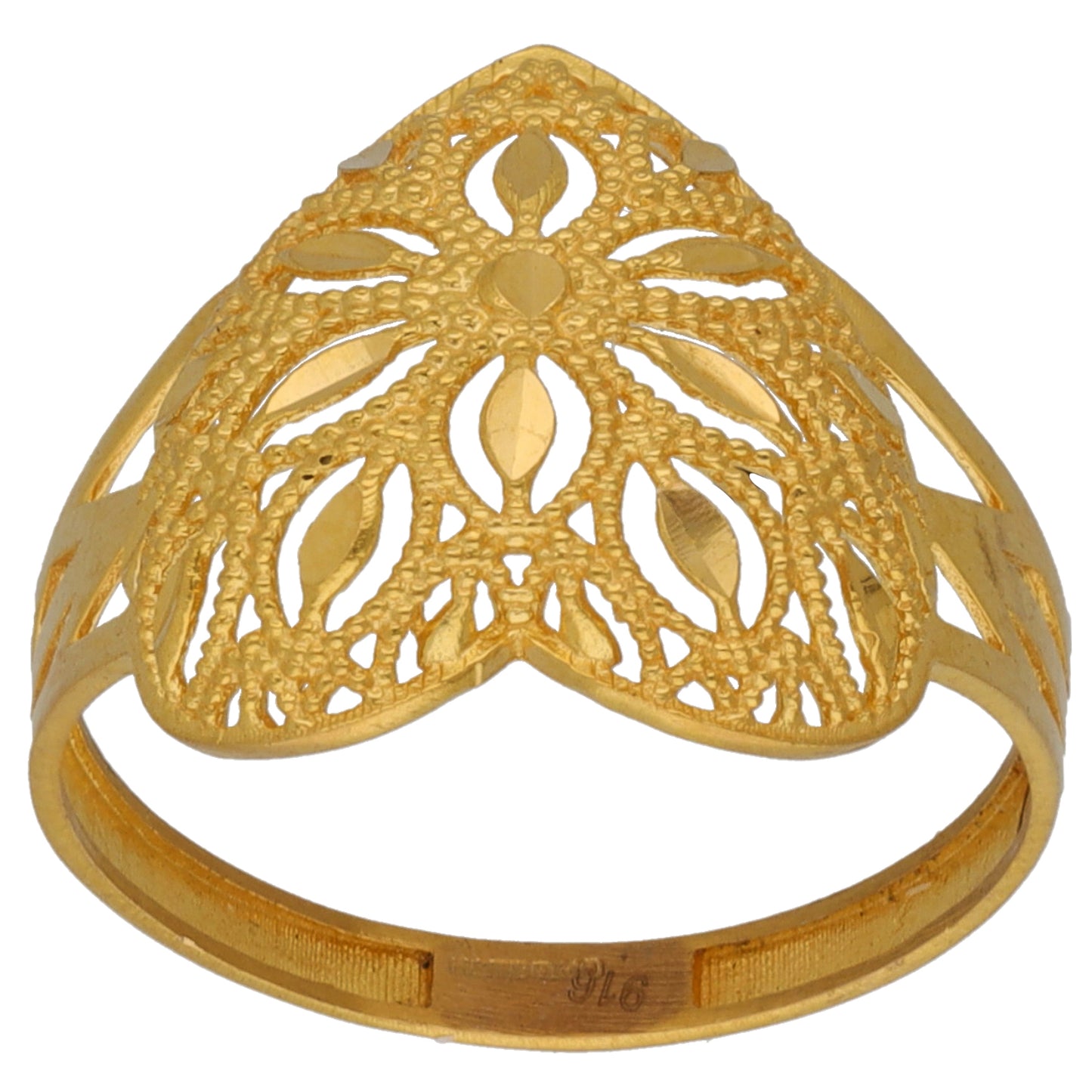 22ct Gold Alternative Ring Size N