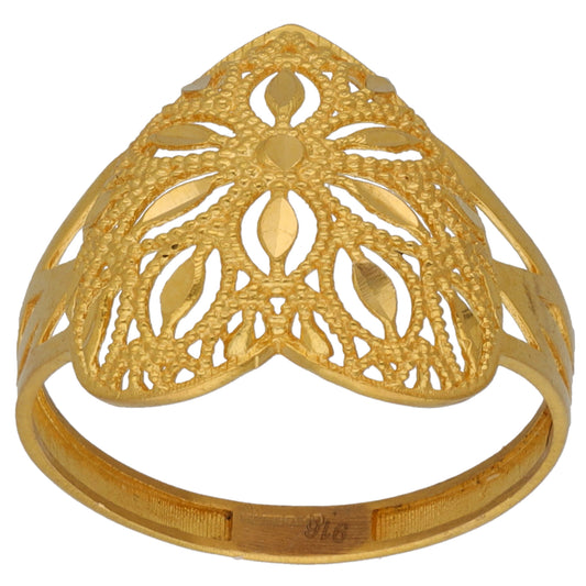 22ct Gold Alternative Ring Size N