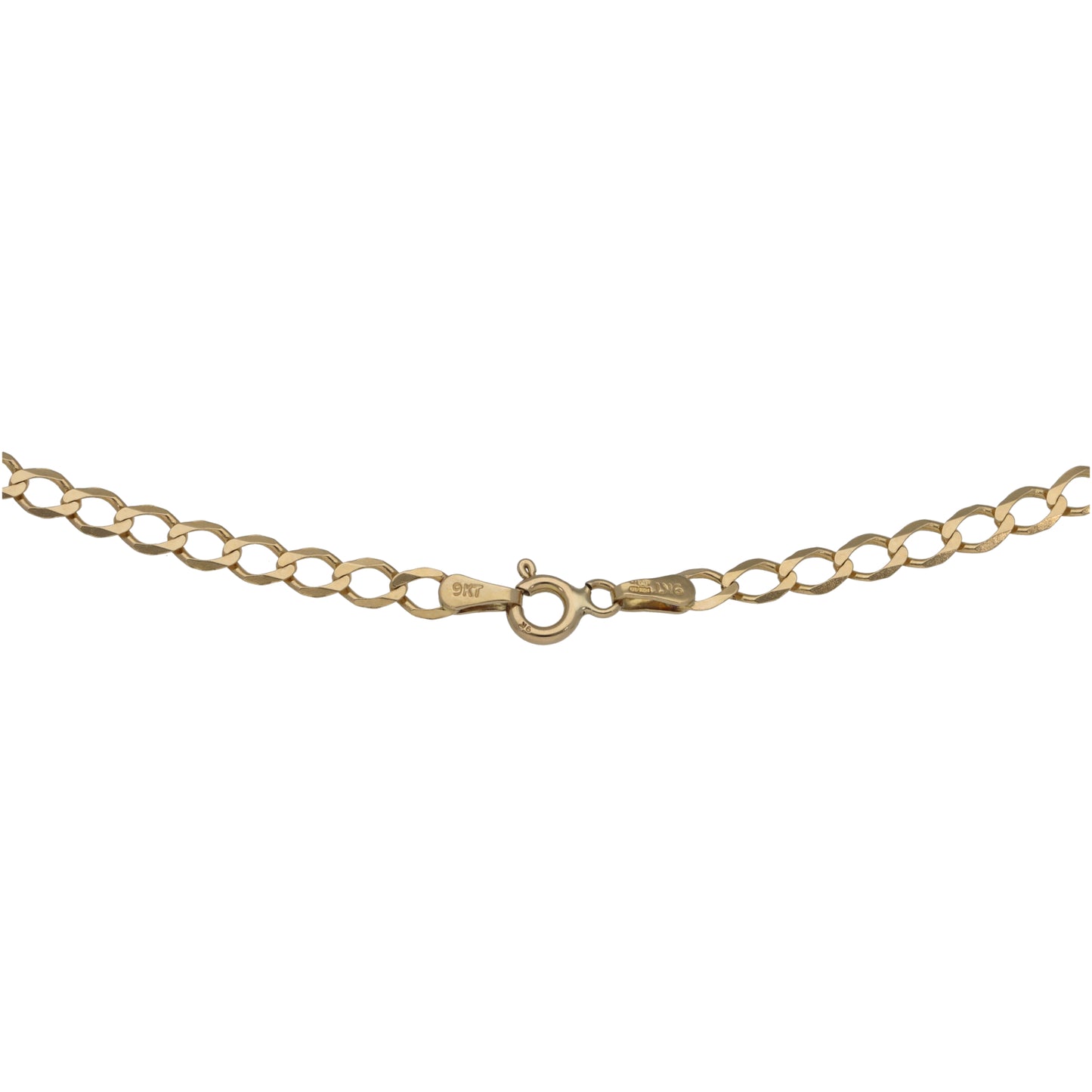 9ct Gold Curb Chain 20"