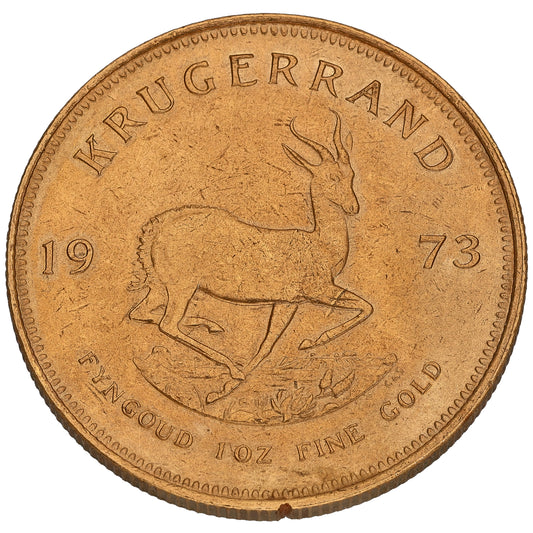22ct Gold 1 OZ Krugerrand Coin 1973