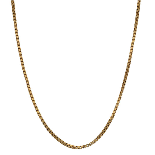 9ct Gold Box Chain 16"