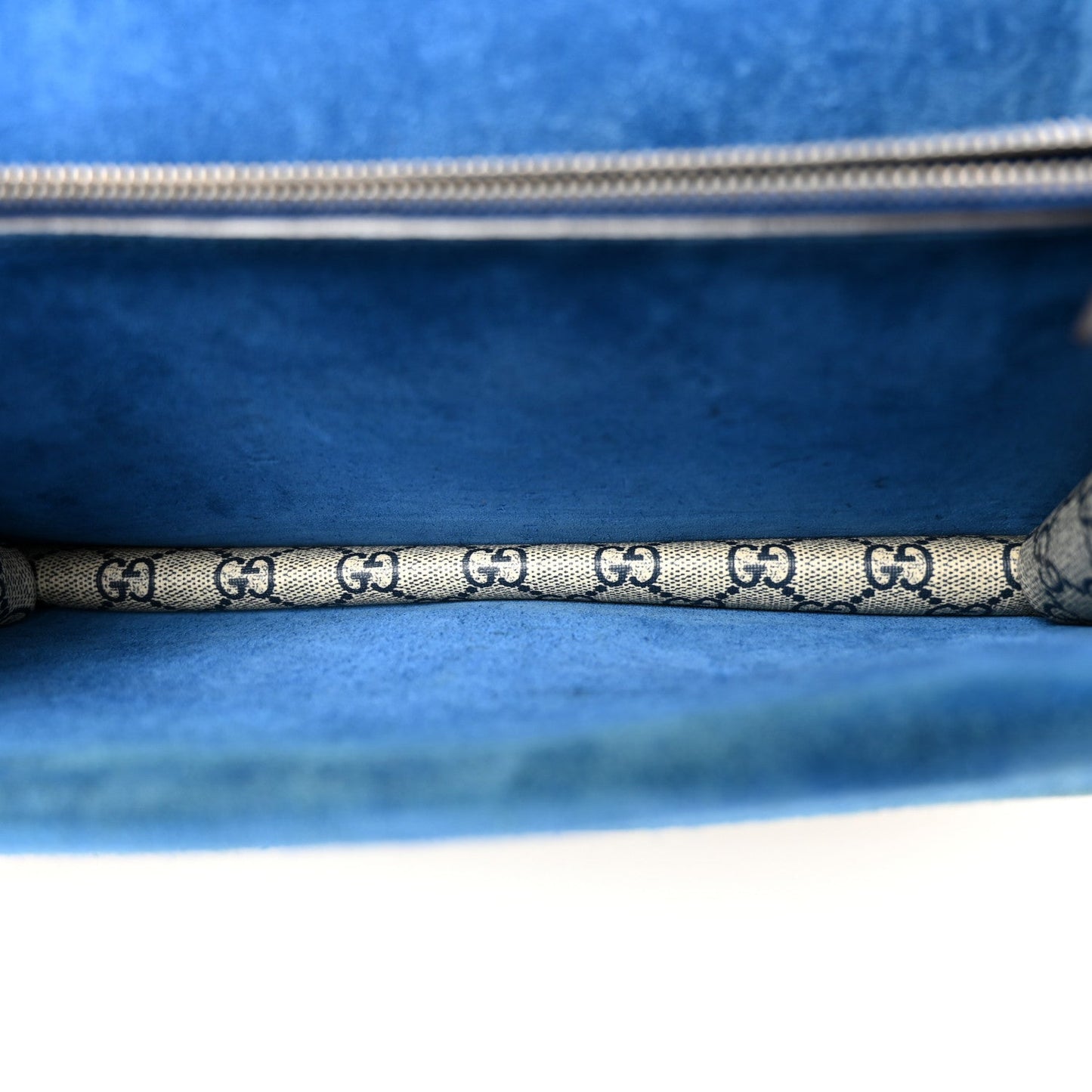 Gucci Dionysus GG Supreme Blooms Coated Canvas Bag - Beige & Navy