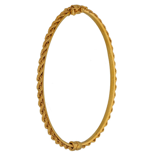 9ct Gold Hinged/Clasp Bangle