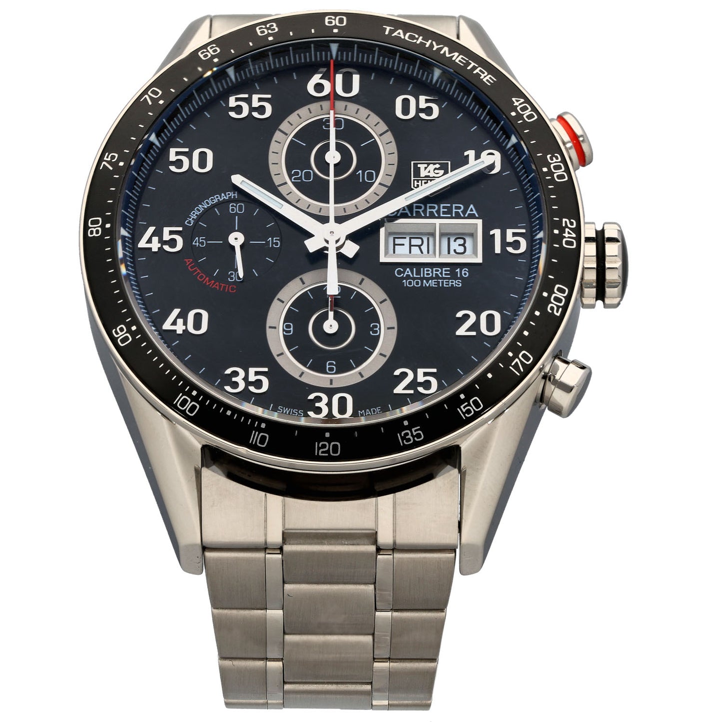 Tag Heuer Carrera CV2A10 43mm Stainless Steel Watch