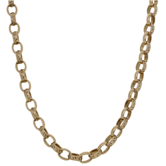 9ct Gold Belcher Chain 26"