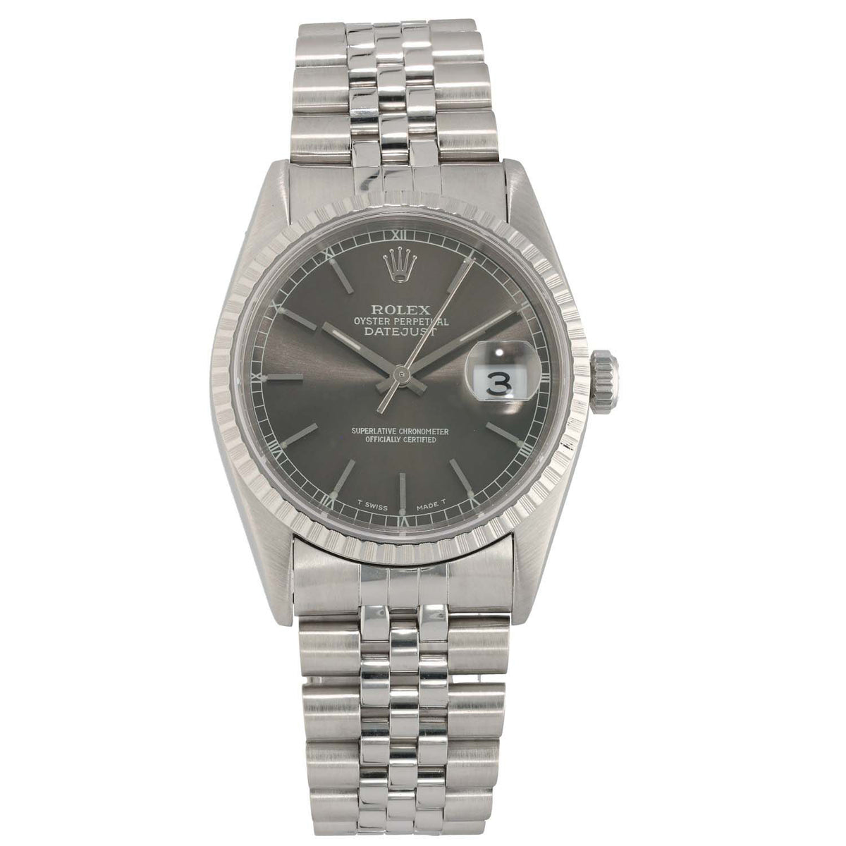 Rolex Datejust 16220 36mm Stainless Steel Watch