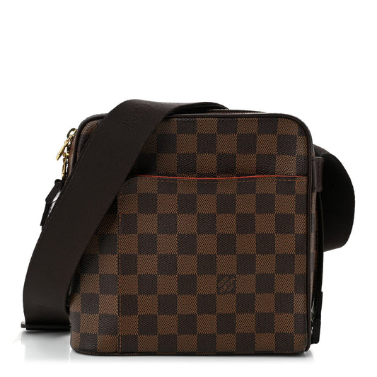 Louis Vuitton Olav Damier Ebene Coated Canvas Bag - Brown