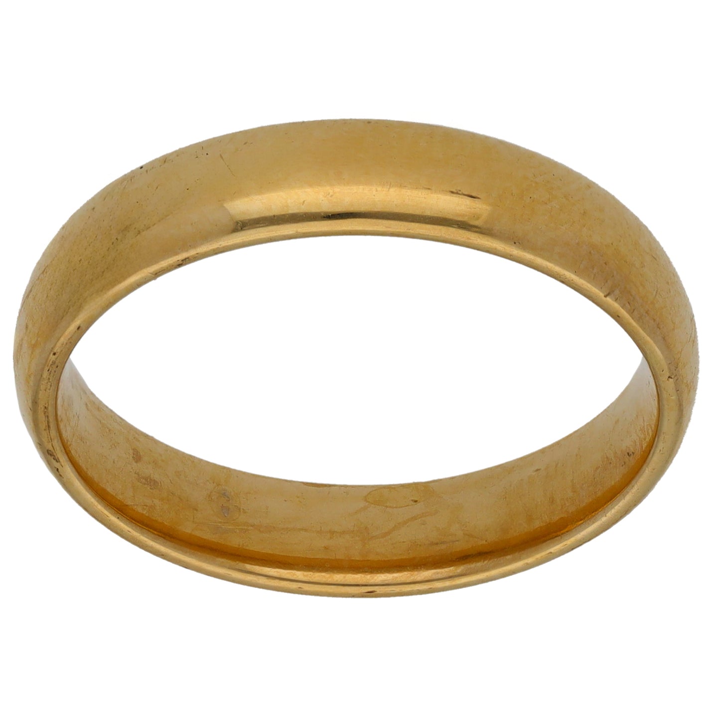 9ct Gold Plain Wedding Ring Size Q