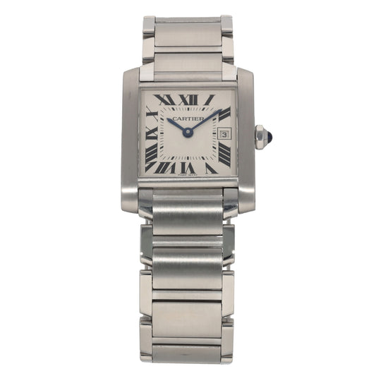 Cartier Tank Francaise W51011Q3 25mm Stainless Steel Watch