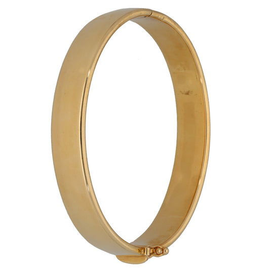 9ct Gold Hinged/Clasp Bangle