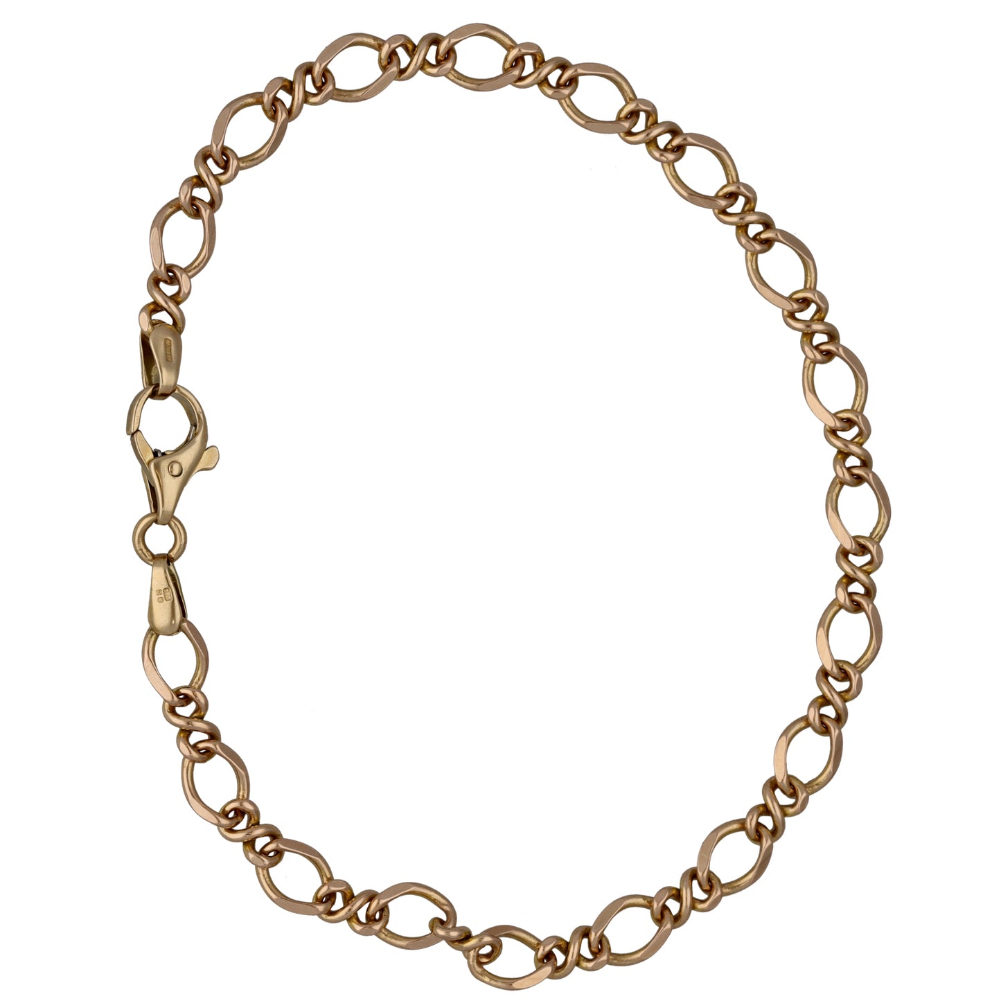 9ct Rose Gold Fancy Bracelet
