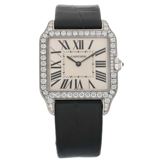 Cartier Santos Dumont WH100251 30mm White Gold Watch