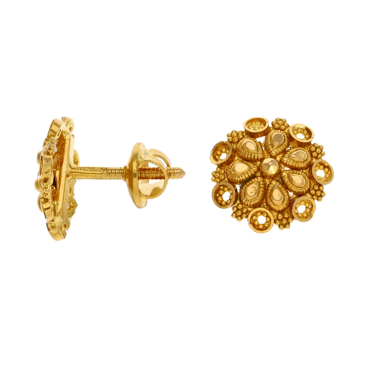 22ct Gold Stud Earrings