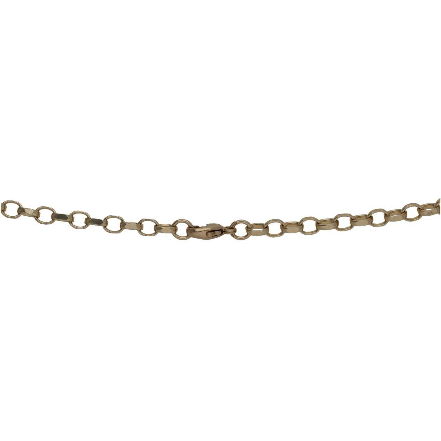 9ct Gold Belcher Chain 18"