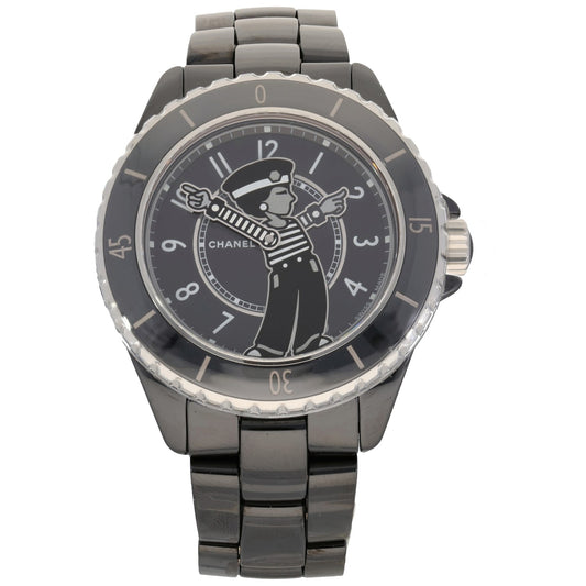Chanel Mademoiselle J12 La Pausa 38mm Ceramic Watch (Ex-Display)