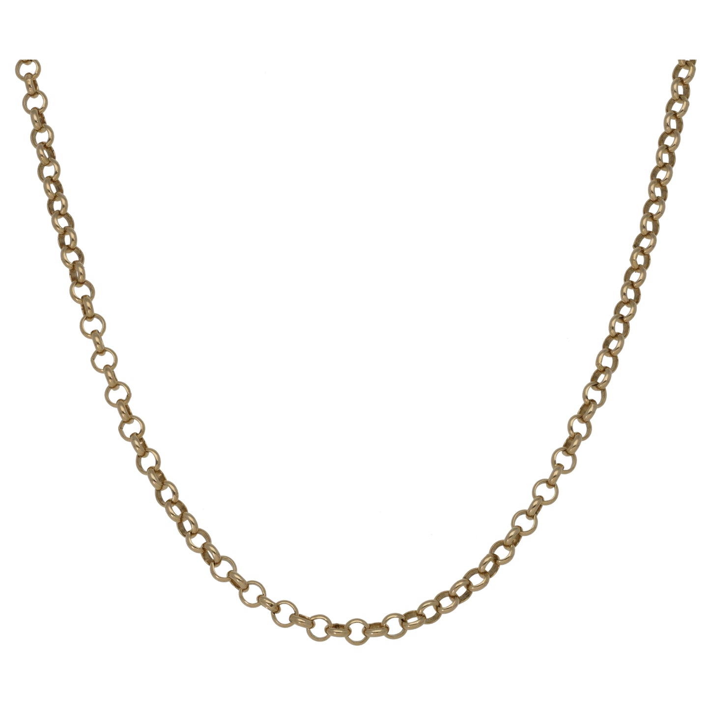9ct Gold Belcher Chain 18"