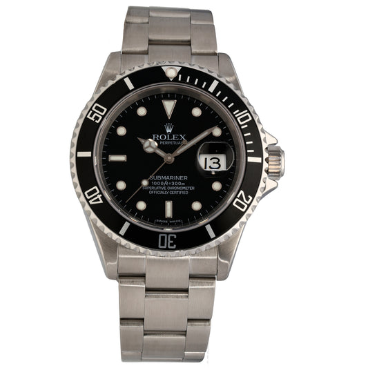 Rolex Submariner 16610 40mm Stainless Steel Watch