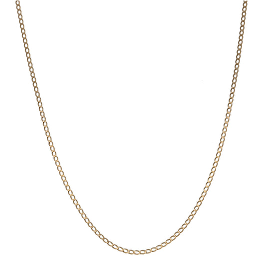 9ct Gold Curb Chain 20"