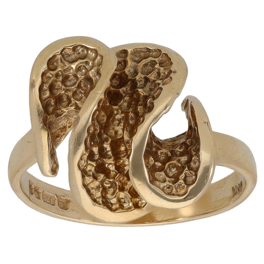9ct Gold Alternative Ring Size O