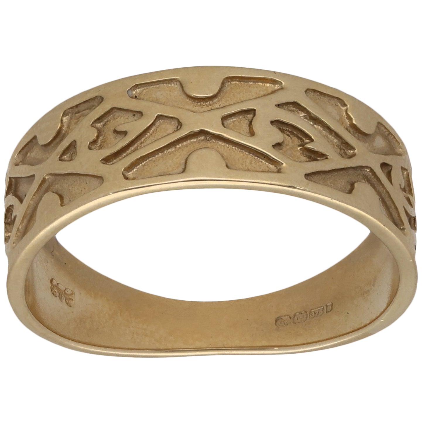 9ct Gold Alternative Ring Size N