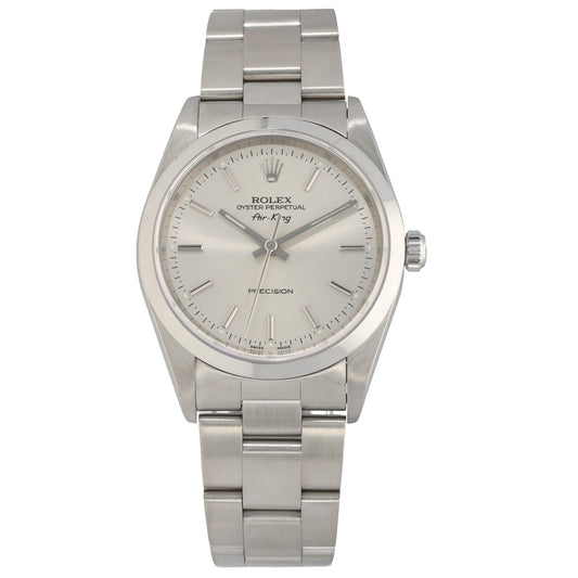 Rolex Air King 14000 34mm Stainless Steel Watch