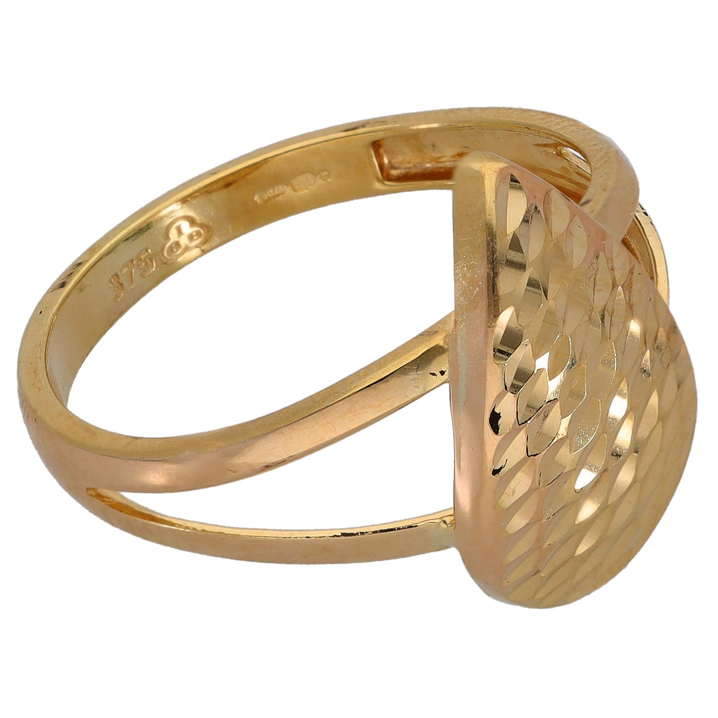 9ct Gold Alternative Ring Size P