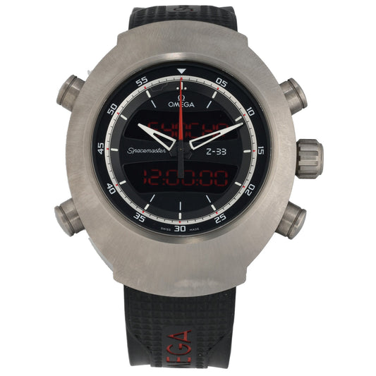 Omega Speedmaster Spacemaster Z-33 325.92.43.79.01.001 43mm Titanium Watch
