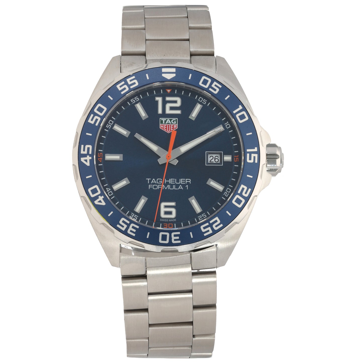 Tag Heuer Formula 1 WAZ1010 43mm Stainless Steel Watch