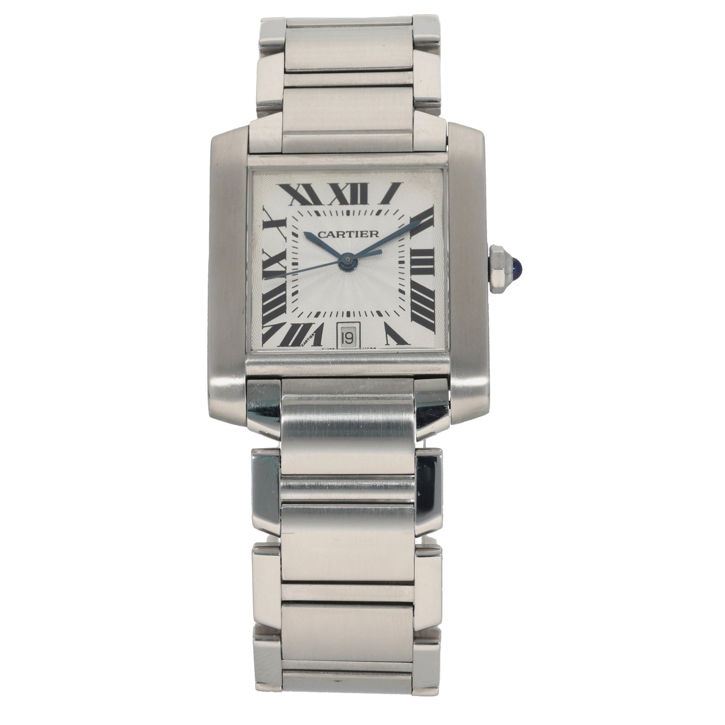 Cartier Tank Francaise W51002Q3 28mm Stainless Steel Watch