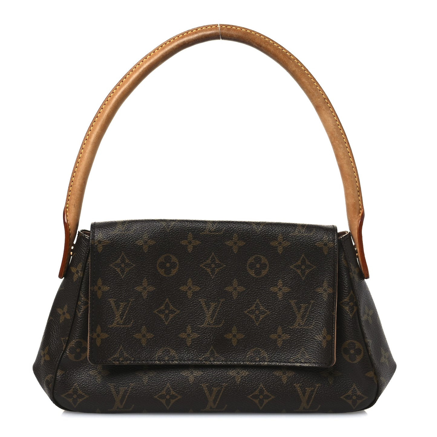 Louis Vuitton Mini Looping Monogram Coated Canvas Bag - Brown