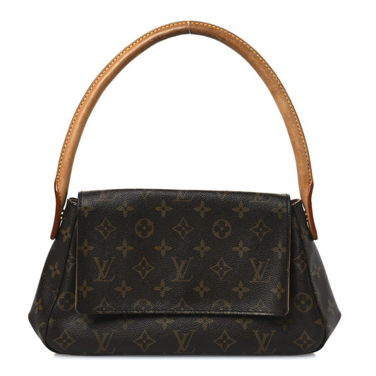 Louis Vuitton Mini Looping Monogram Coated Canvas Bag - Brown