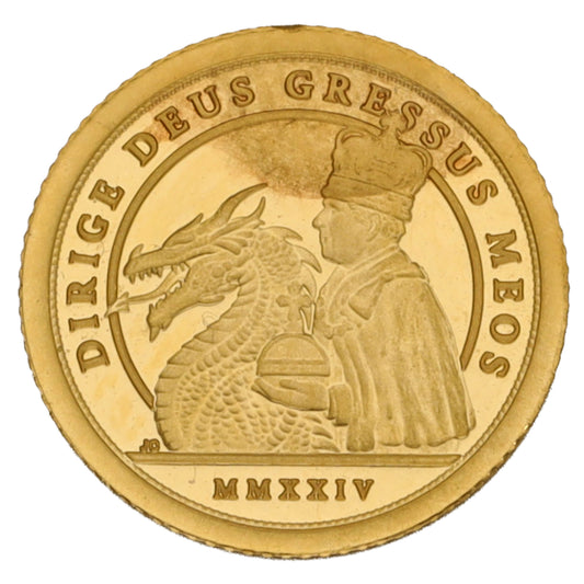 22ct Gold King Charles III Eighth Sovereign Coin 2027