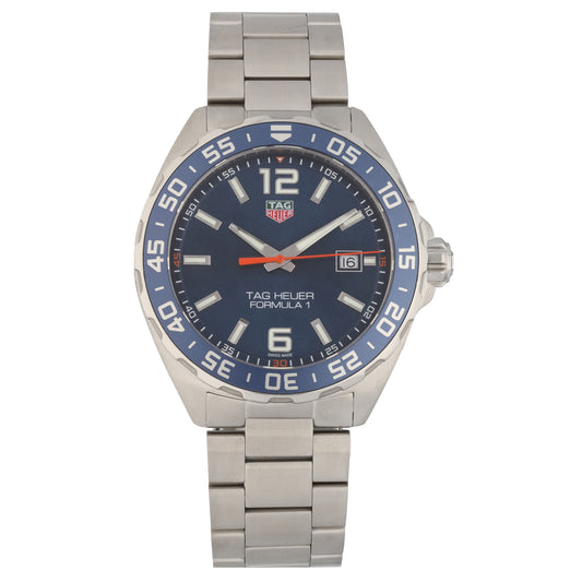 Tag Heuer Formula 1 WAZ1010 43mm Stainless Steel Watch