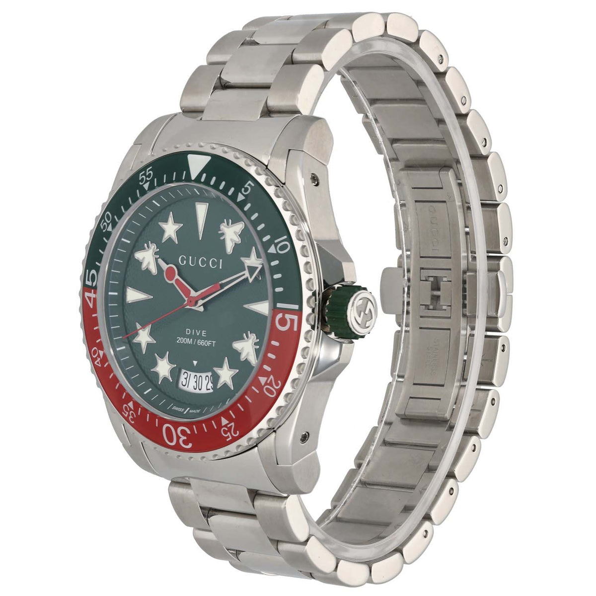 Gucci Dive 136.2 45mm Stainless Steel Watch