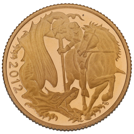 22ct Gold Queen Elizabeth II Full Sovereign Coin 2012