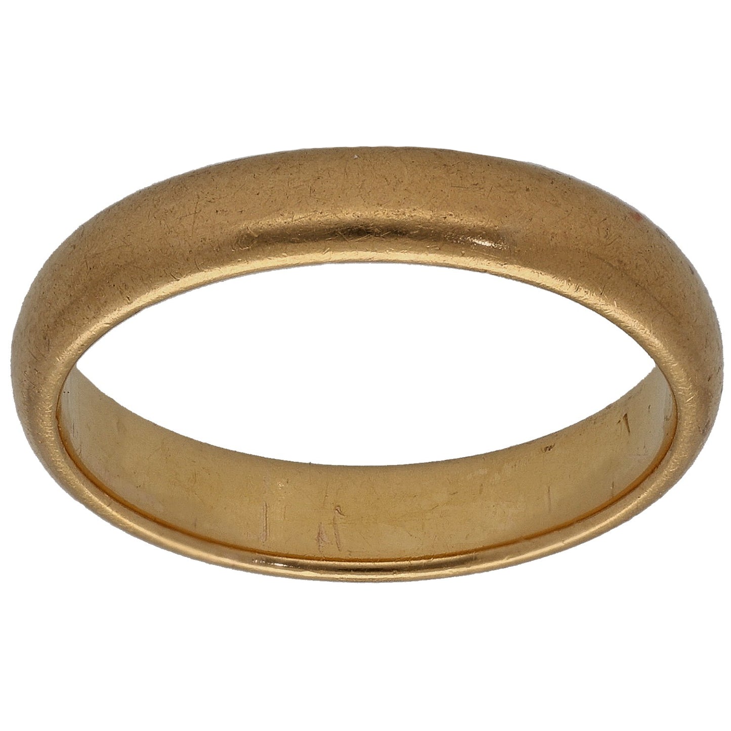 22ct Gold Plain Wedding Ring Size O