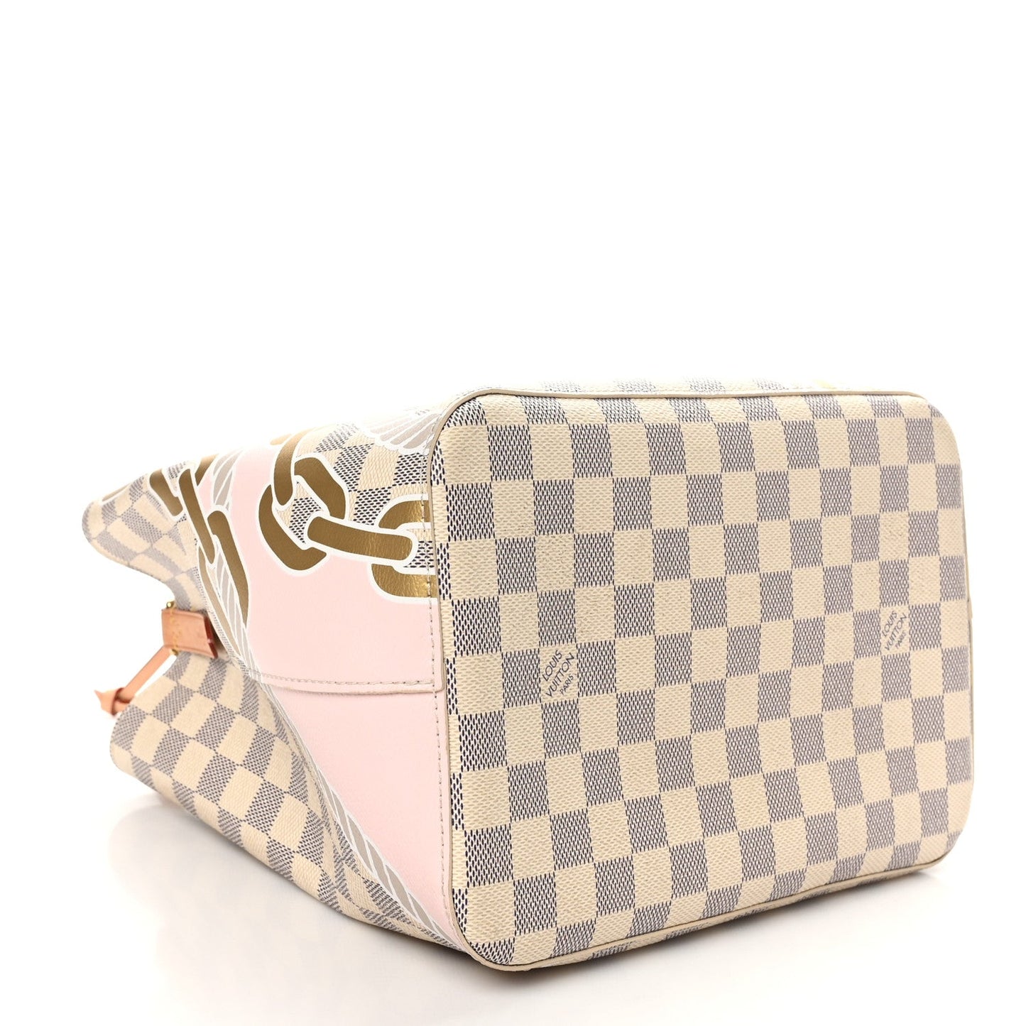 Louis Vuitton Nautical Neonoe MM Damier Azur Coated Canvas Bag - White
