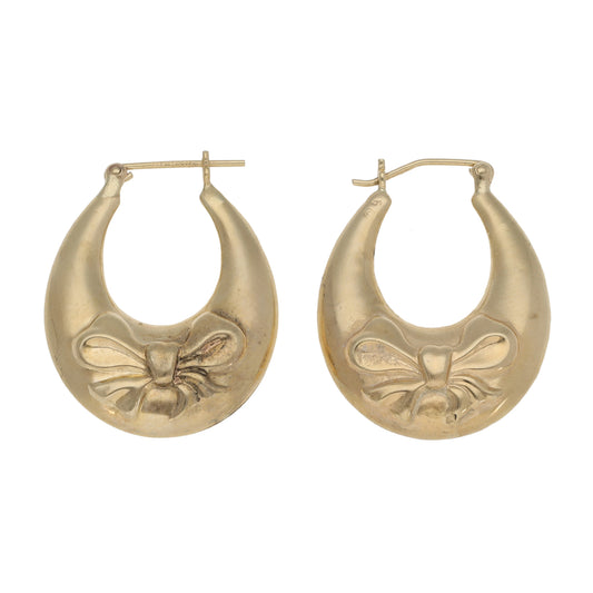 9ct Gold Creole Earrings