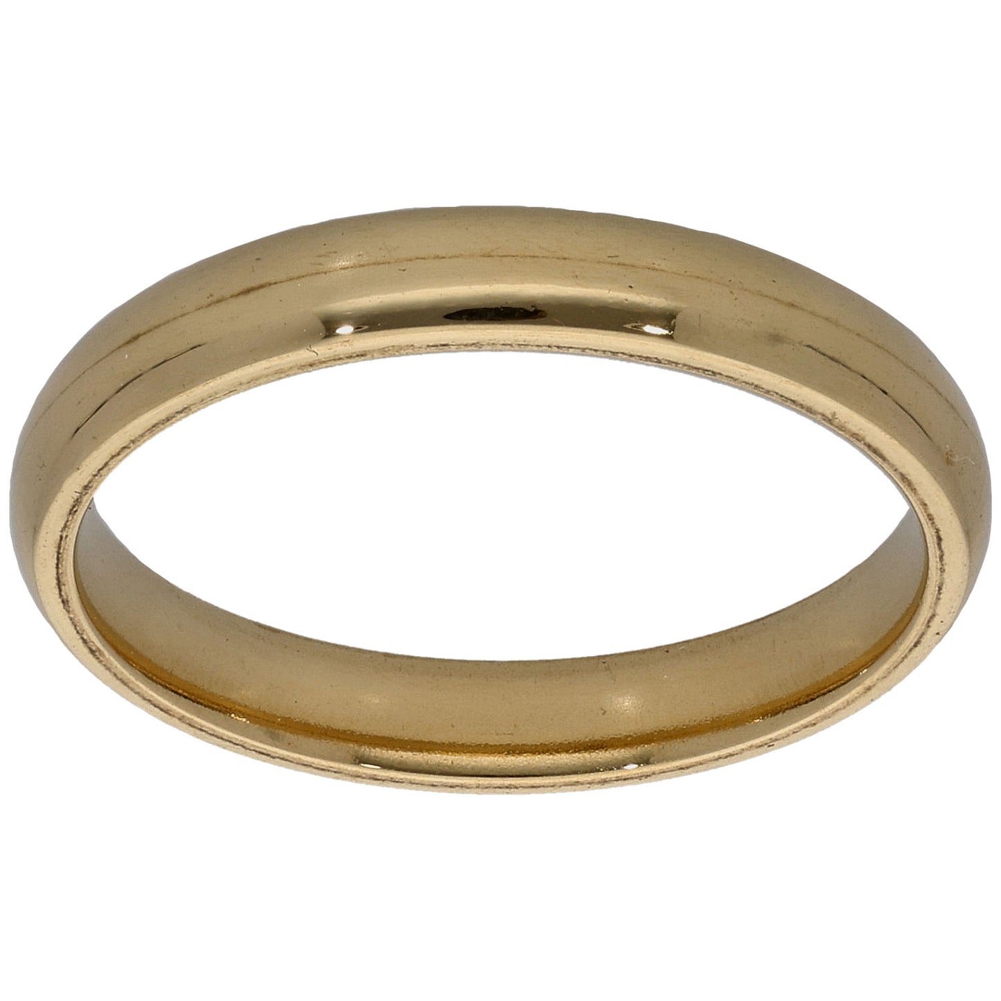 18ct Gold Plain Wedding Ring Size O