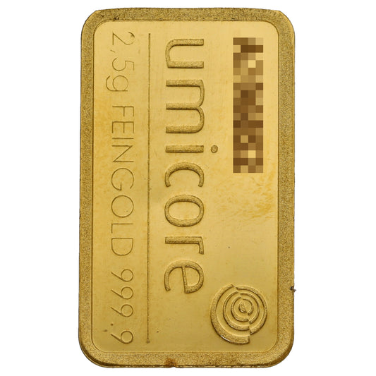 24ct 2.5g Gold Bar